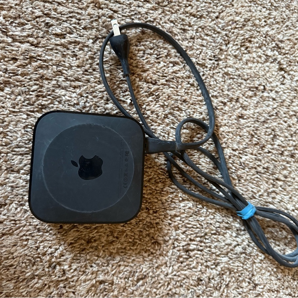 Apple Black Media Device with Power Cable